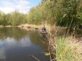 Vissen vanaf  steigers Mulderplas